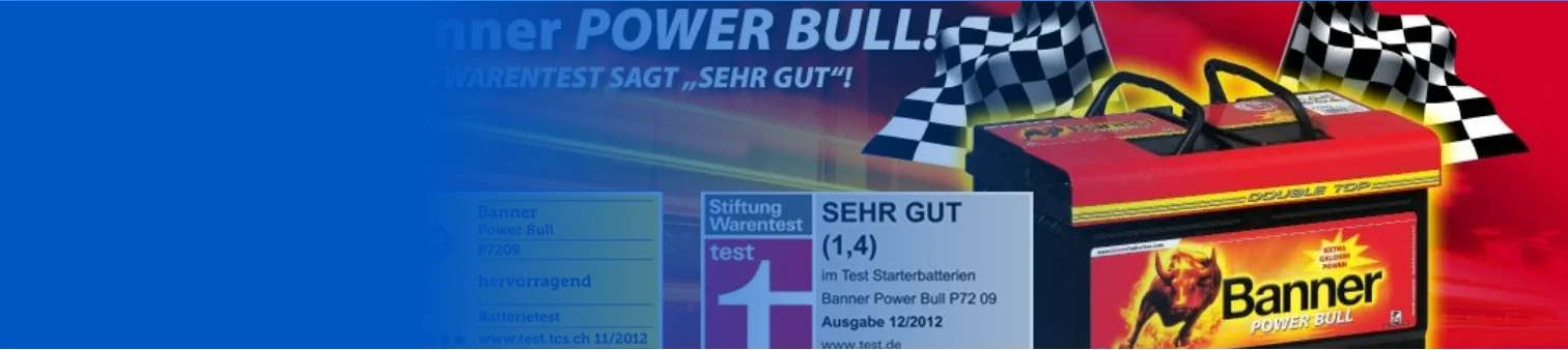 Test: Banner Power Bull P7209